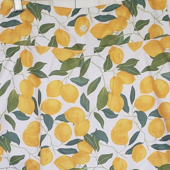 Lemon Print Women's Mini Skirt/Skort - Picture 3 of 6